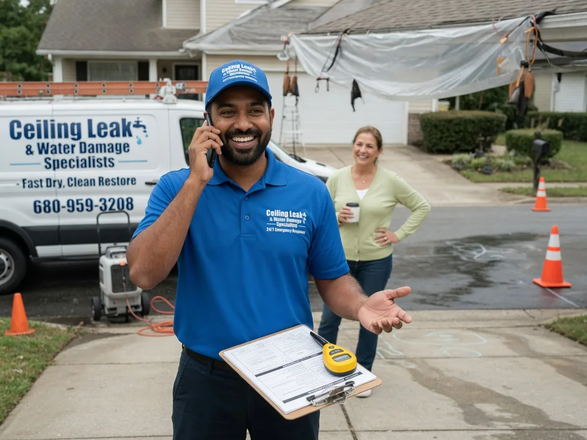 Ceiling Leak Cleanup Penasco, NM FAQs